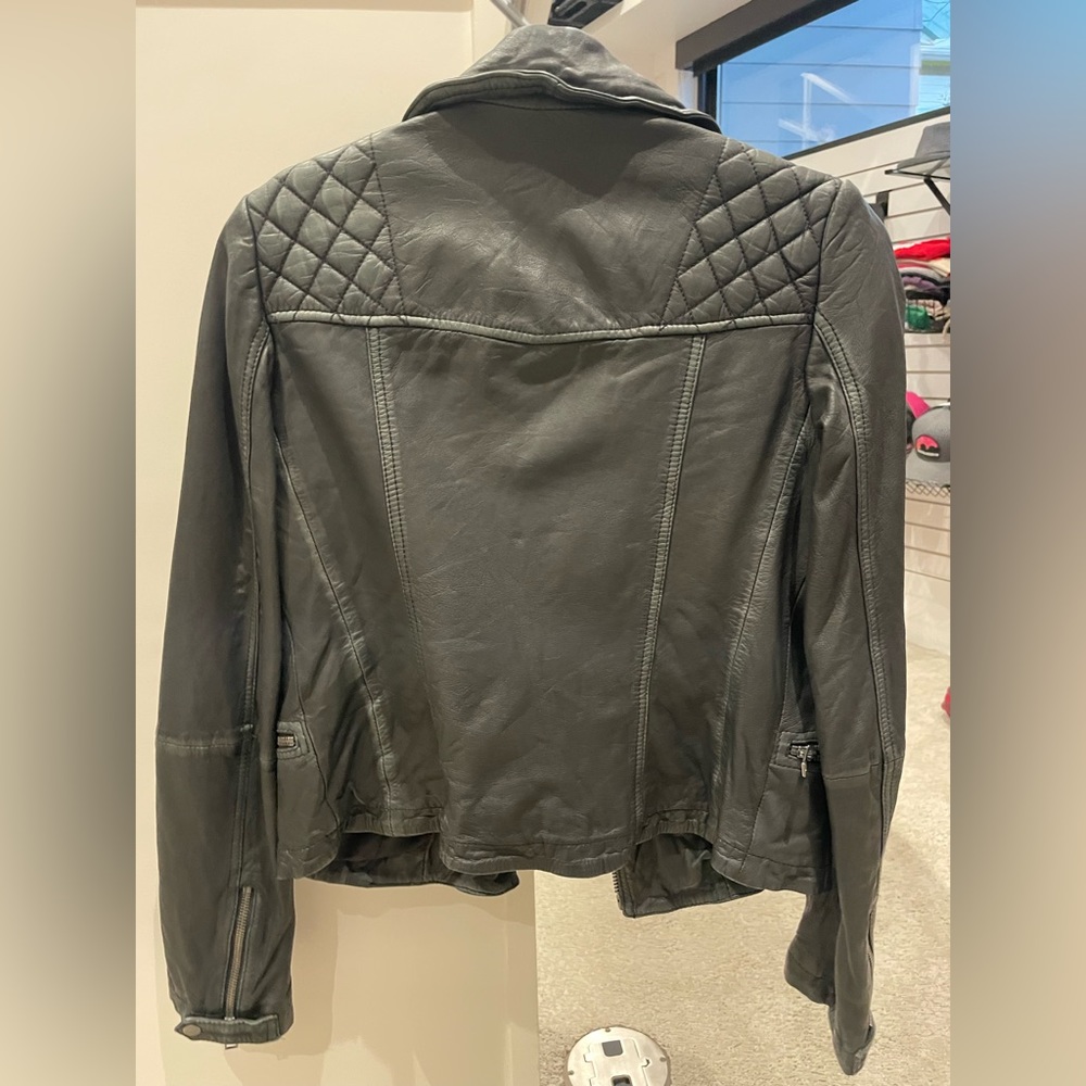 Leather Biker Jacket - Picture 11 of 17